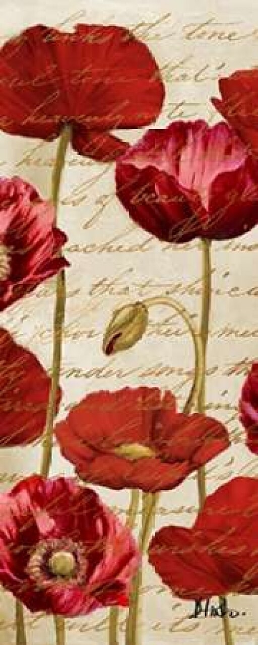 Red Poppies Panel II Poster Print by Patricia Pinto - Item # VARPDX8510E